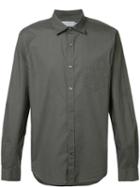 Vince Plain Shirt, Men's, Size: Large, Green, Cotton