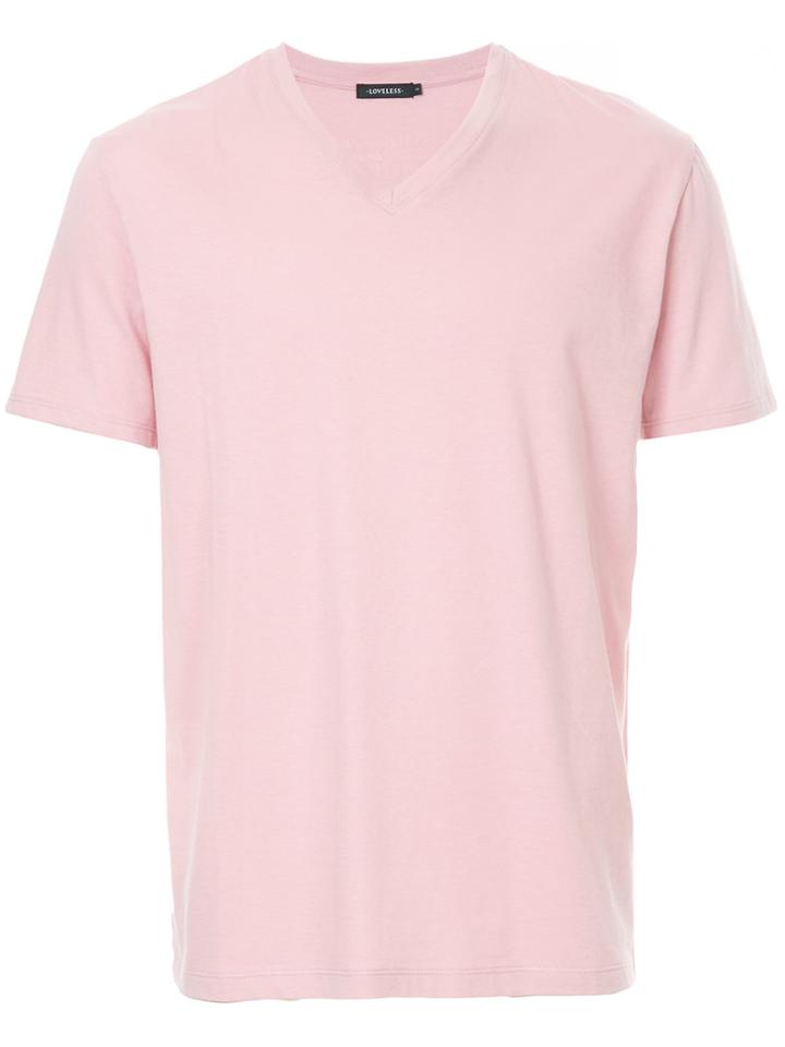 Loveless Skull Print T-shirt - Pink & Purple