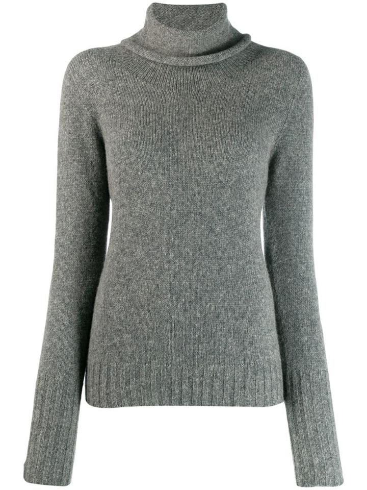 Nuur Roll Neck Sweater - Grey