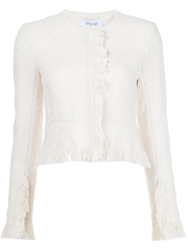 Derek Lam 10 Crosby Frayed Cropped Jacket