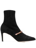 Chloe Gosselin Madeline Bamboo Cuff Boots - Black