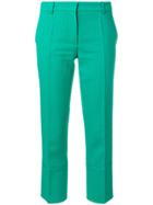 Emilio Pucci Textured Capri Trousers - Green