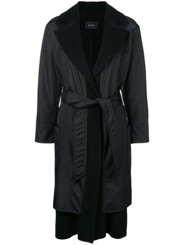 Irina Schrotter Belted Coat - Black