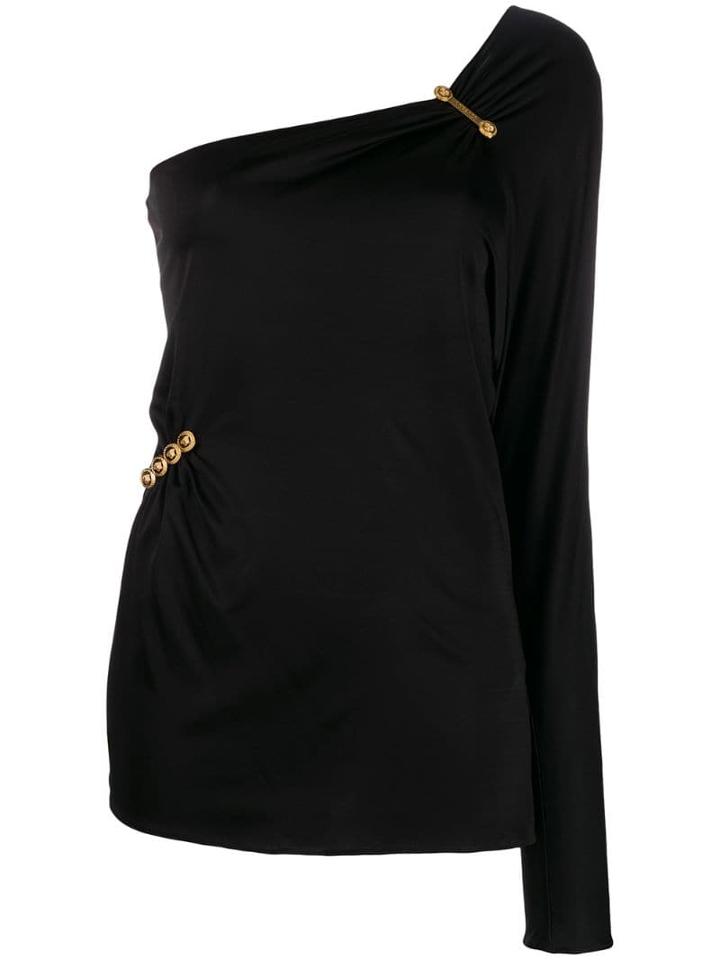 Versace Off-the-shoulder Top - Black