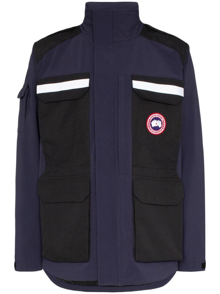 Canada Goose Photojournalist Utility Pocket Hooded Jacket - Blue