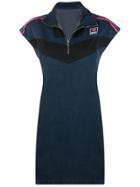 Diesel Joggjeans Dress With Technical Inserts - Blue