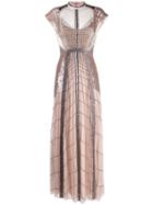 Temperley London Electra Bead-embellished Tulle Gown - Neutrals