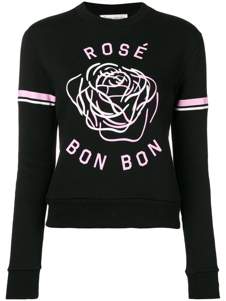 Être Cécile Rose Bonbon Sweater - Black