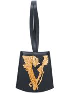 Versace V Travel Tag - Black