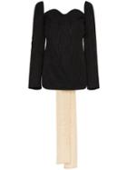 Ellery Marsden Backless Silk Blouse - Black