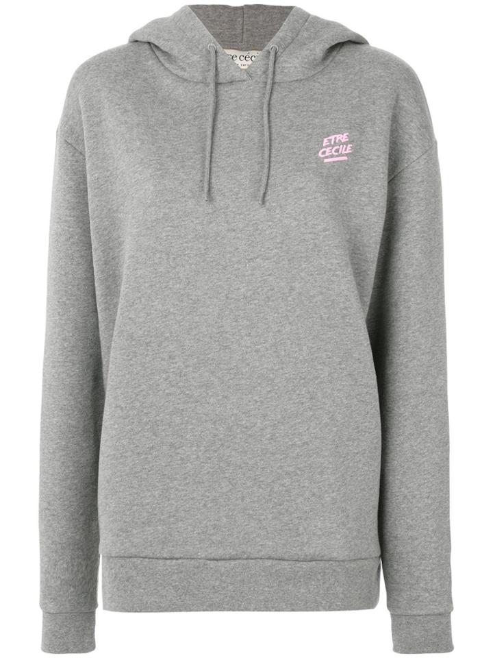 Être Cécile Drawstring Hoodie - Grey