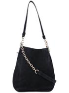 Tila March - Bianca Shoulder Bag - Women - Calf Suede - One Size, Black, Calf Suede