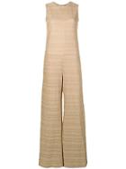 M Missoni Wave Pattern Jumpsuit - Yellow