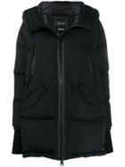 Herno Mid-length Hooded Jacket - Black