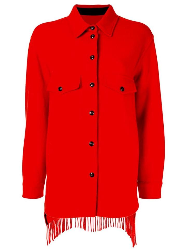 Woolrich Marine Scarlet Cardigan - Red