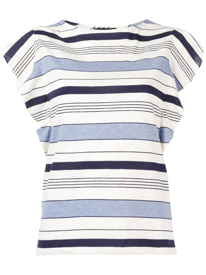 A.p.c. Striped Blouse - Blue
