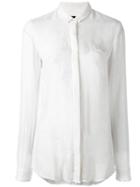 Rta Classic Shirt, Women's, Size: Medium, White, Silk