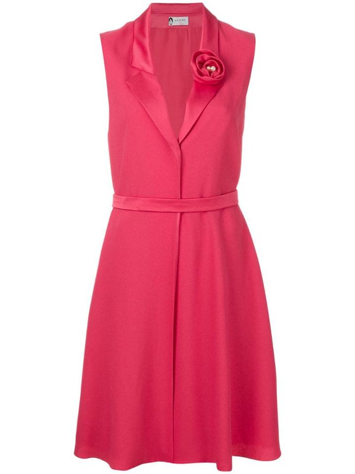 Lanvin Rosette Detail Dress - Pink