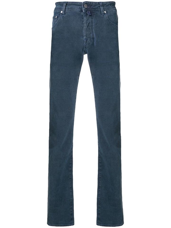 Jacob Cohen Handkerchief Pinstripe Jeans - Blue