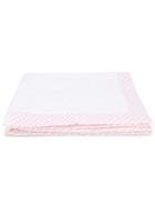 Armani Junior Monogram Print Scarf, Girl's, White