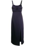 Jil Sander Sweetheart Midi Dress - Blue