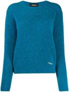 Dsquared2 Ribbed Neck Sweater - Blue