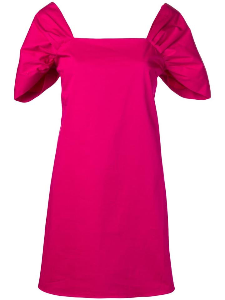 Theory Draped Sleeve Dress - Pink