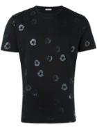 Moncler Logo Print T-shirt, Men's, Size: Large, Black, Cotton