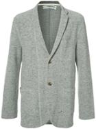 Robert Geller Plain Blazer, Men's, Size: 50, Grey, Cotton/acrylic/polyester