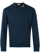 Moncler - Camouflage Trim Sweatshirt - Men - Cotton - L, Blue, Cotton