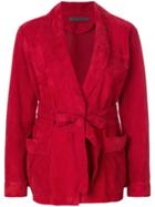 Simonetta Ravizza Belted Jacket - Red