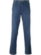 Brioni Regular Jeans, Men's, Size: 40, Blue, Cotton/spandex/elastane