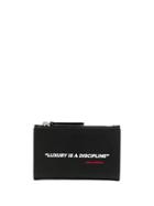 Karl Lagerfeld Legend Zipped Cardholder - Black