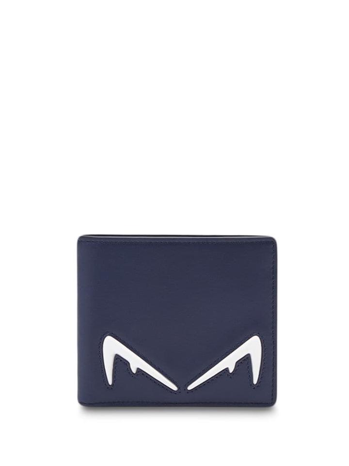 Fendi Diabolic Eyes Wallet - Blue