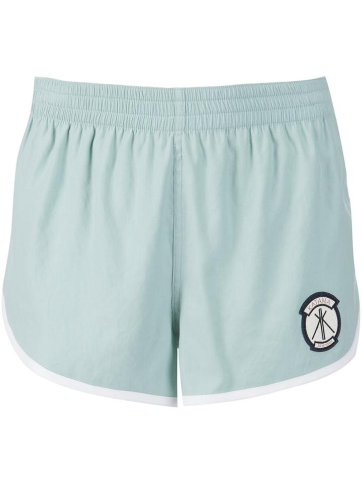 Katama 'braden' Swim Shorts, Men's, Size: Medium, Green, Polyester