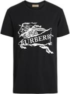 Burberry Collage Logo Print T-shirt - Black