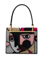 Prada Medium Deconstructed Face Tote Bag - Multicolour