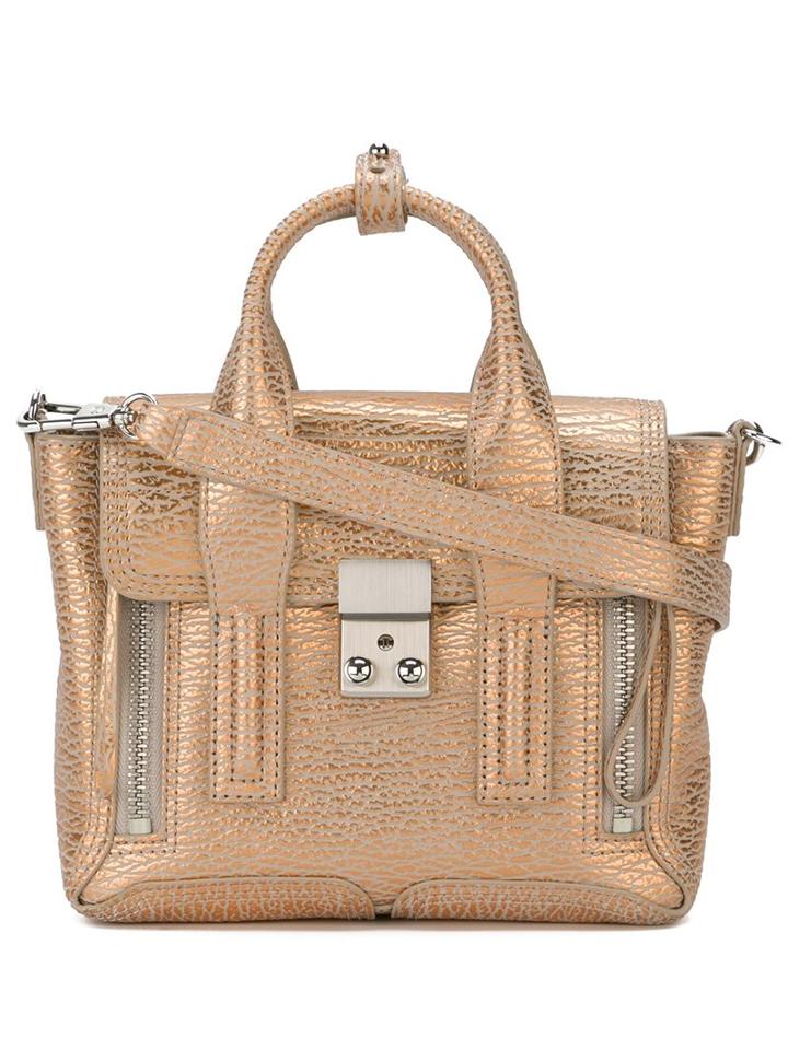Mini 'pashli' Satchel, Women's, Nude/neutrals, Calf Leather, 3.1 Phillip Lim