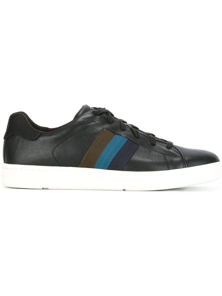 Ps By Paul Smith Striped Sneakers - Black