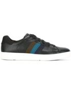 Ps By Paul Smith Striped Sneakers - Black