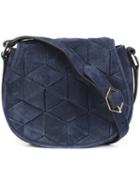 Welden Hexagon Pattern Crossbody Bag, Women's, Blue