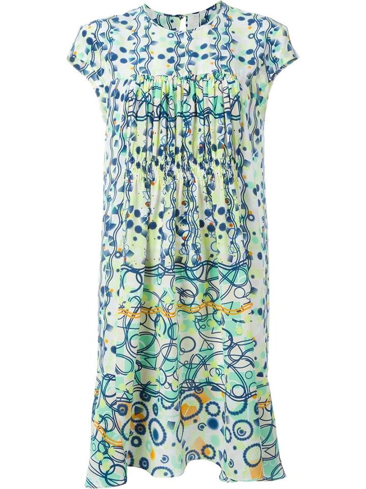 Peter Pilotto 'kali' Printed Dress