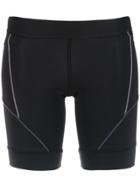 Track & Field Side Pockets Running Shorts - Black