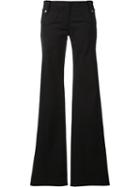 Derek Lam Flared Trousers, Women's, Size: 46, White, Cotton/elastodiene/polyamide