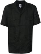 321 Flap Pocket Short Sleeve Shirt - Black