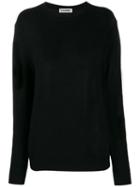 Jil Sander Oversized Knitted Sweater - Black