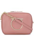 Salvatore Ferragamo Gancini Crossbody Bag - Pink & Purple