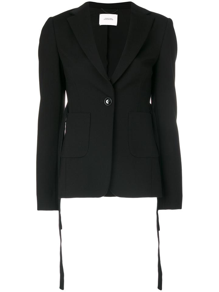 Dorothee Schumacher Belted Fitted Jacket - Black