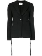 Dorothee Schumacher Belted Fitted Jacket - Black