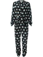 Stella Mccartney 'monia' Swan Print Jumpsuit